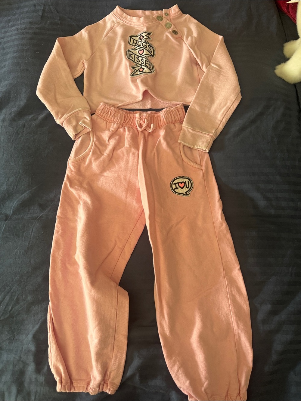 Limited Too kids Sweatpants with Heart Patch